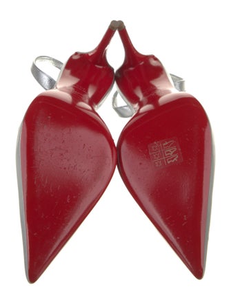 Christian Louboutin Leather Slingback Pumps