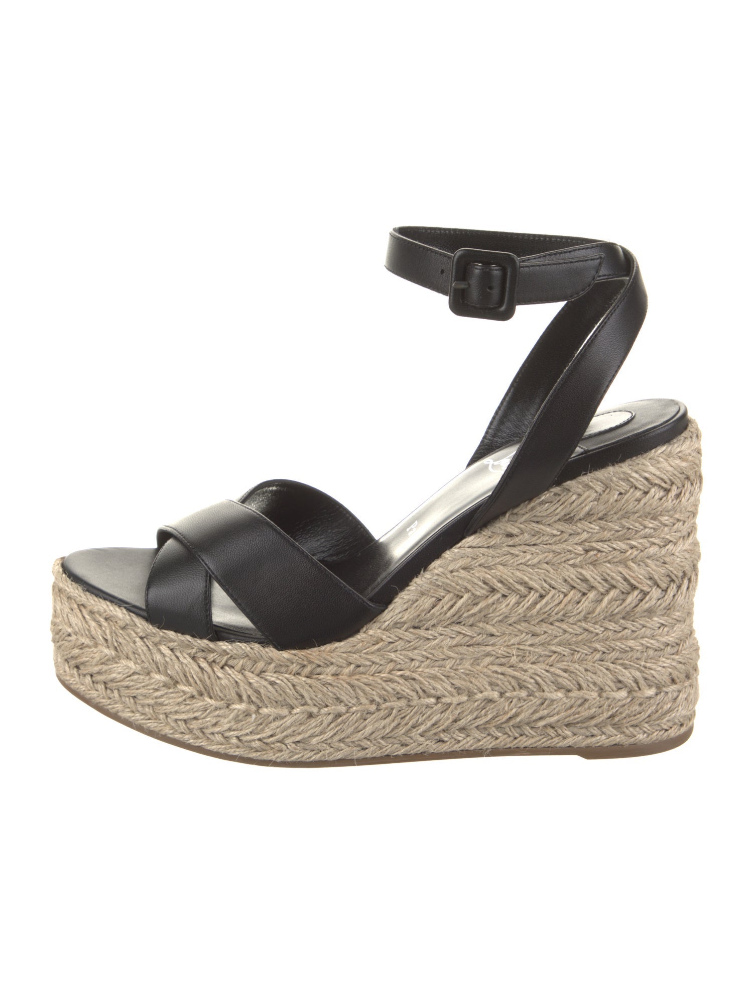 Christian Louboutin Leather Colorblock Pattern Espadrilles