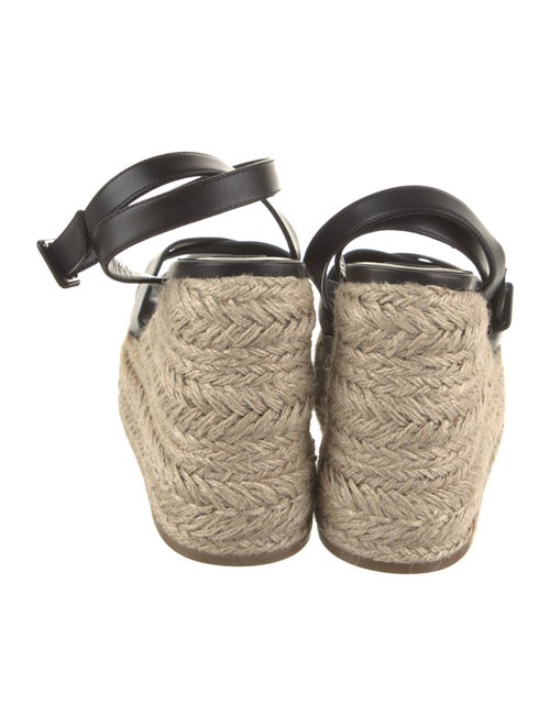 Christian Louboutin Leather Colorblock Pattern Espadrilles