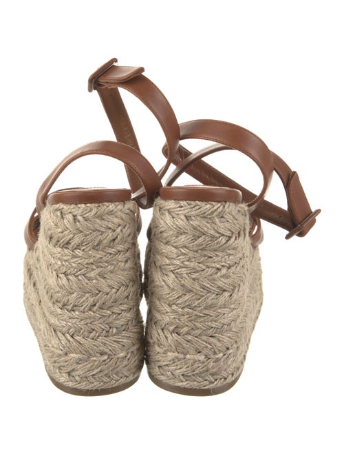 Christian Louboutin Leather Colorblock Pattern Espadrilles