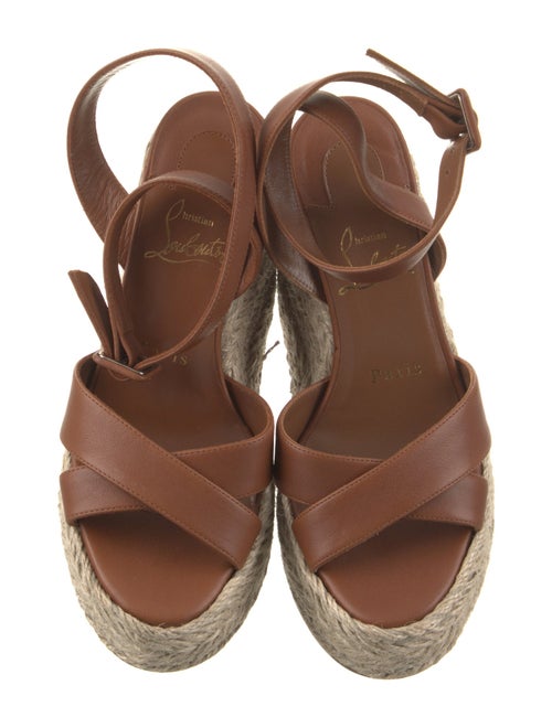Christian Louboutin Leather Espadrilles