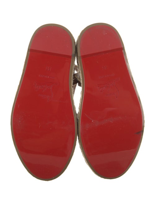 Christian Louboutin Leather Espadrilles