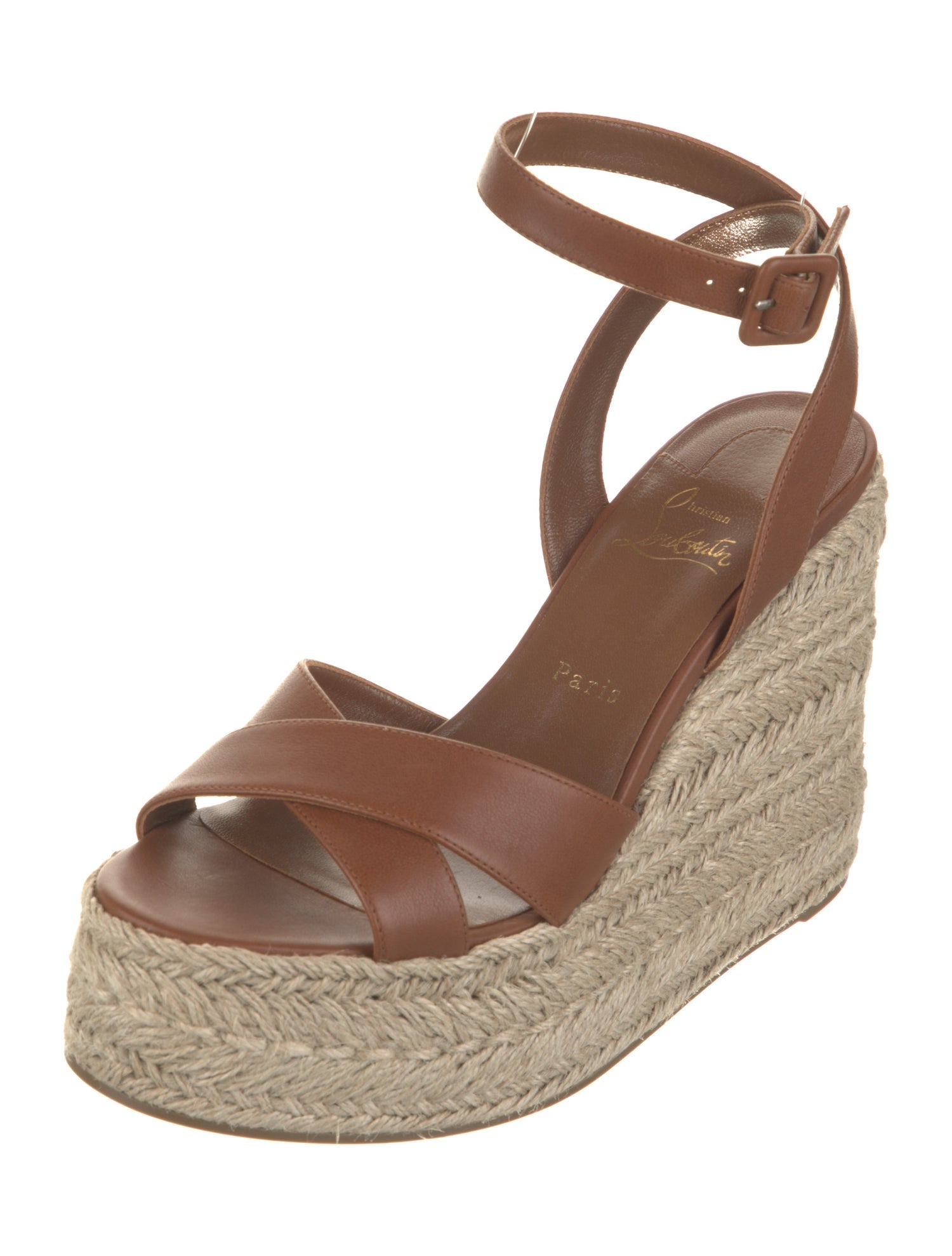 Christian Louboutin Leather Espadrilles