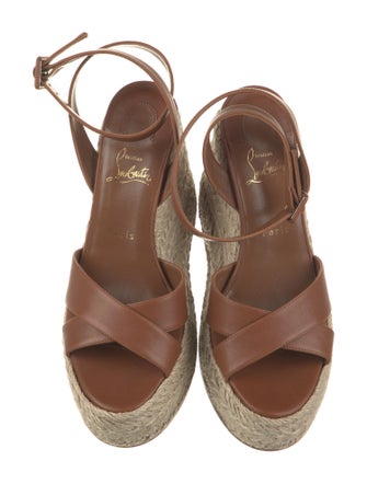 Christian Louboutin Leather Espadrilles