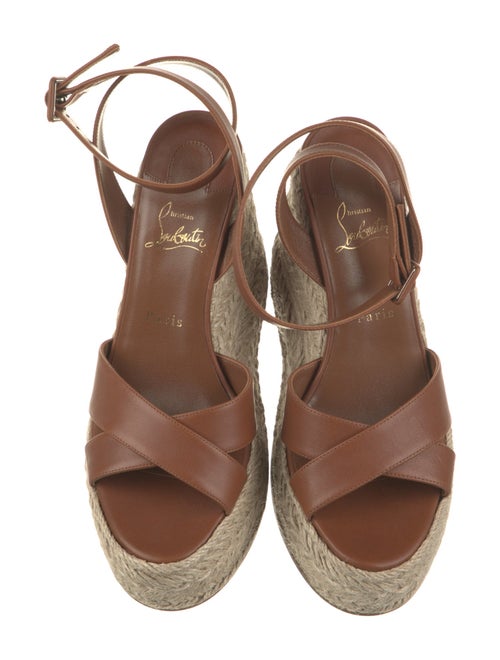 Christian Louboutin Leather Espadrilles
