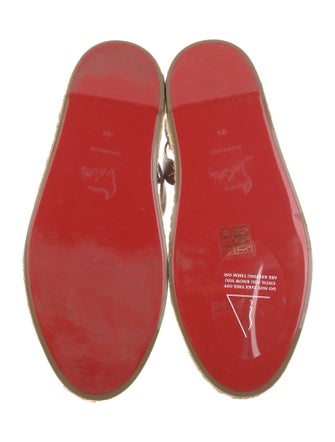 Christian Louboutin Leather Espadrilles