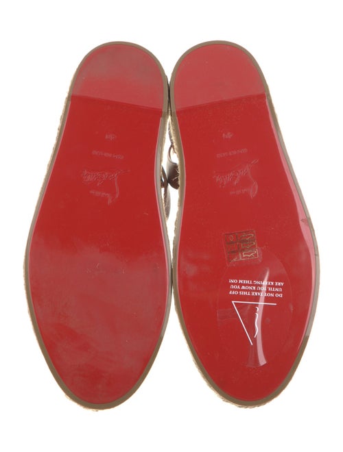 Christian Louboutin Leather Espadrilles