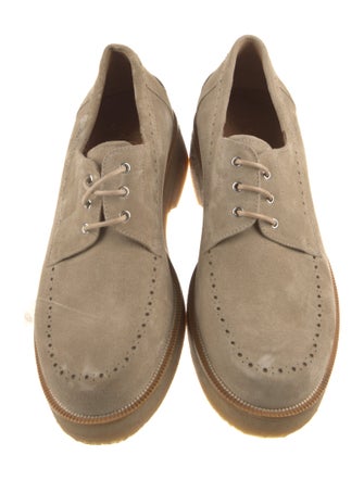 Christian Louboutin Suede Lace-Up Boots