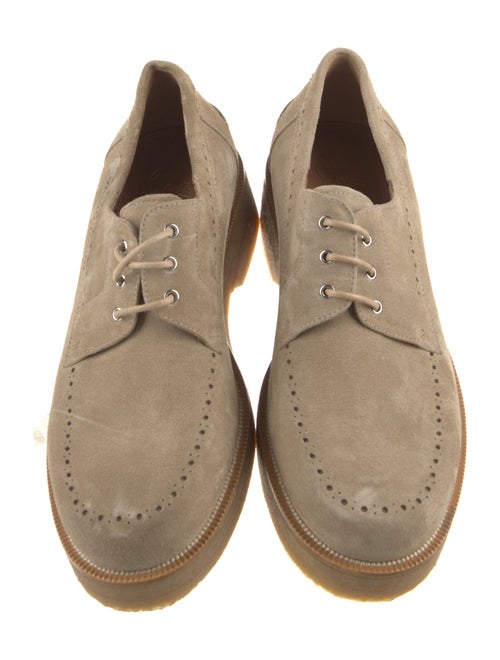 Christian Louboutin Suede Lace-Up Boots