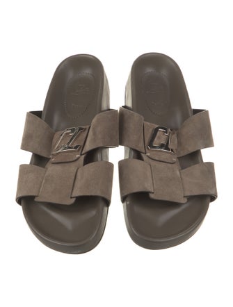 Christian Louboutin Suede Slides