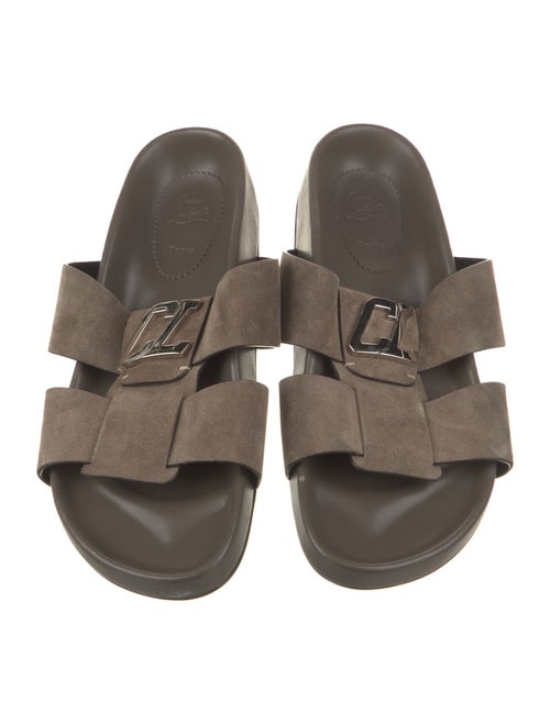 Christian Louboutin Suede Slides
