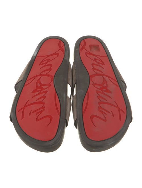 Christian Louboutin Suede Slides