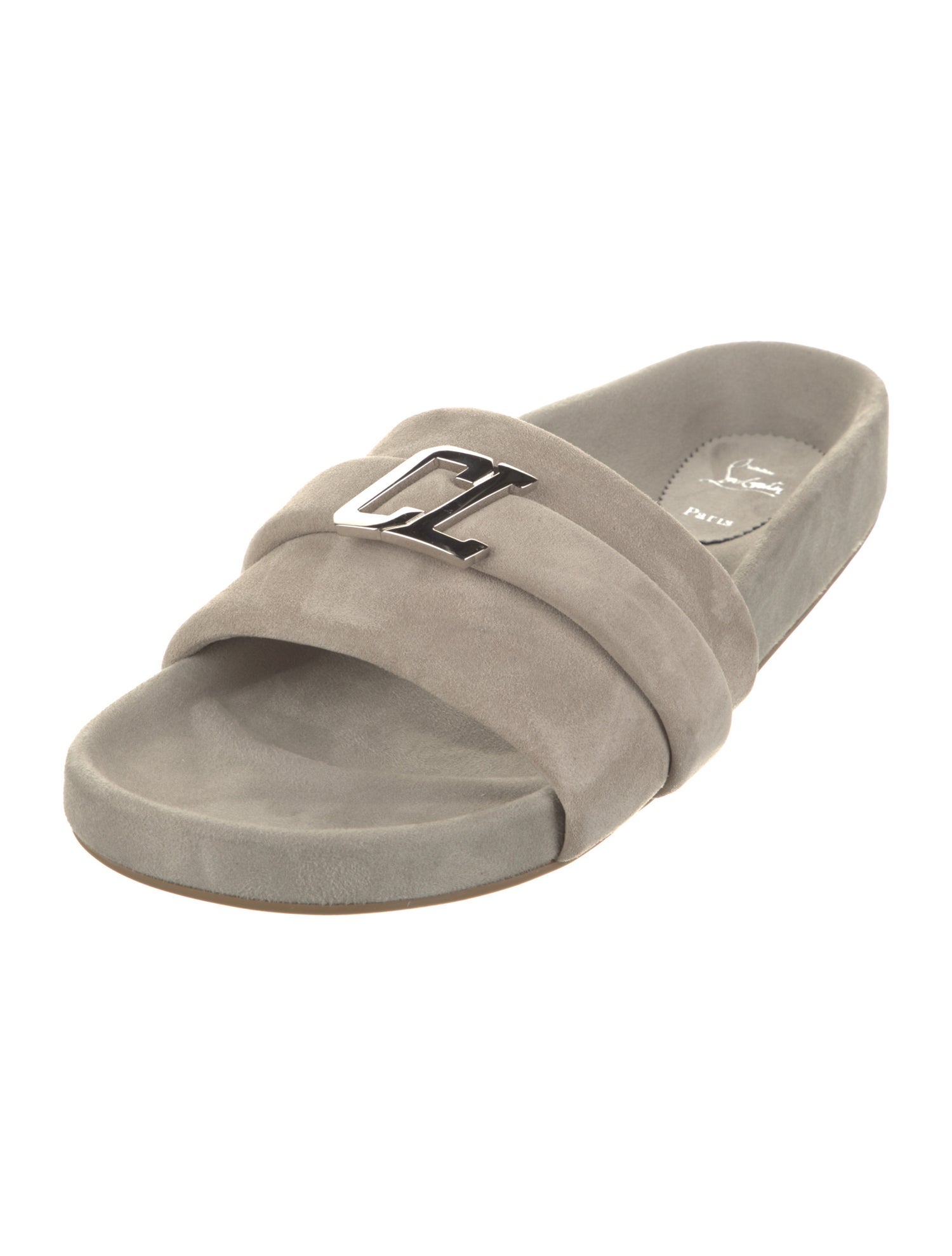 Christian Louboutin Suede Slides