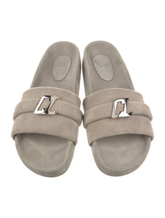 Christian Louboutin Suede Slides
