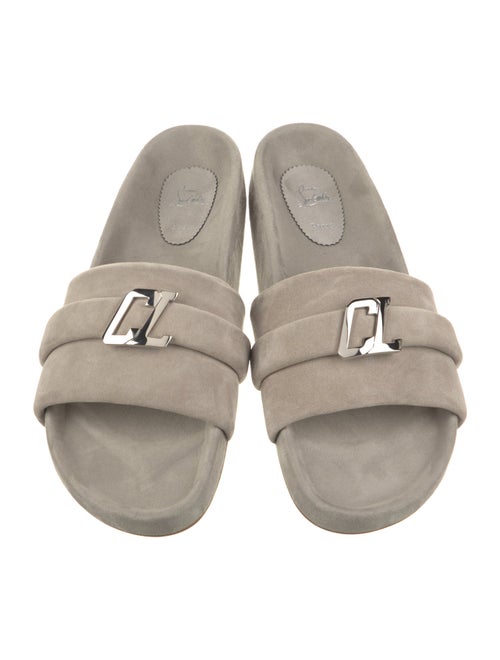 Christian Louboutin Suede Slides