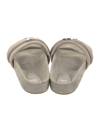Christian Louboutin Suede Slides