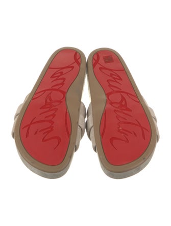 Christian Louboutin Suede Slides