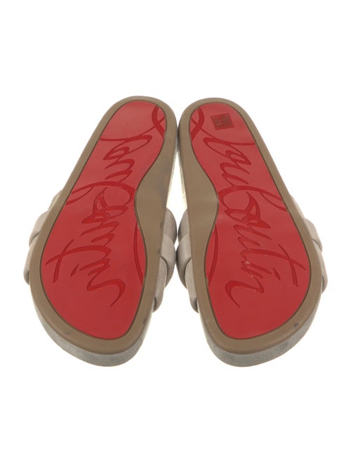 Christian Louboutin Suede Slides