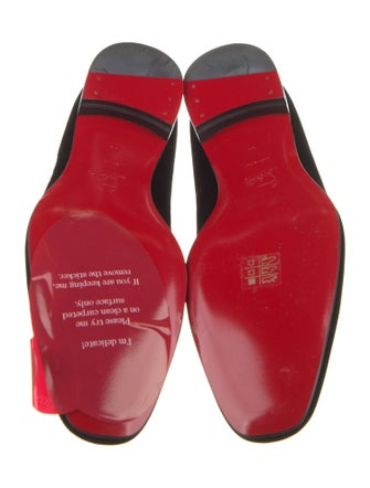 Christian Louboutin Velvet Loafers