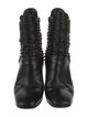 Christian Louboutin Spike Accents Leather Boots