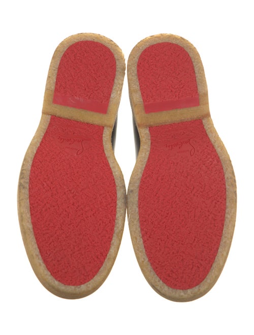 Christian Louboutin Leather Boat Shoes