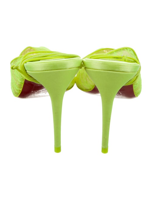 Christian Louboutin Lace Slingback Pumps