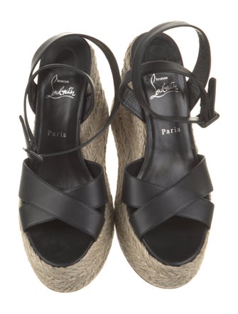 Christian Louboutin Leather Espadrilles