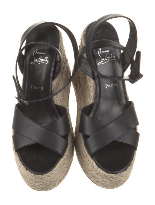 Christian Louboutin Leather Espadrilles