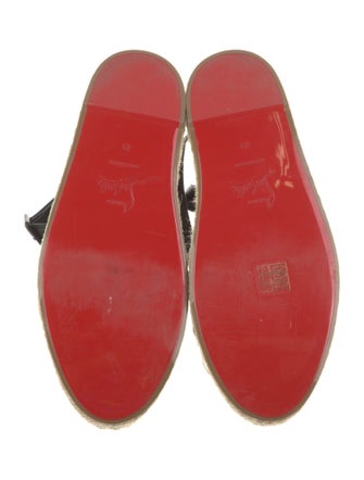 Christian Louboutin Leather Espadrilles