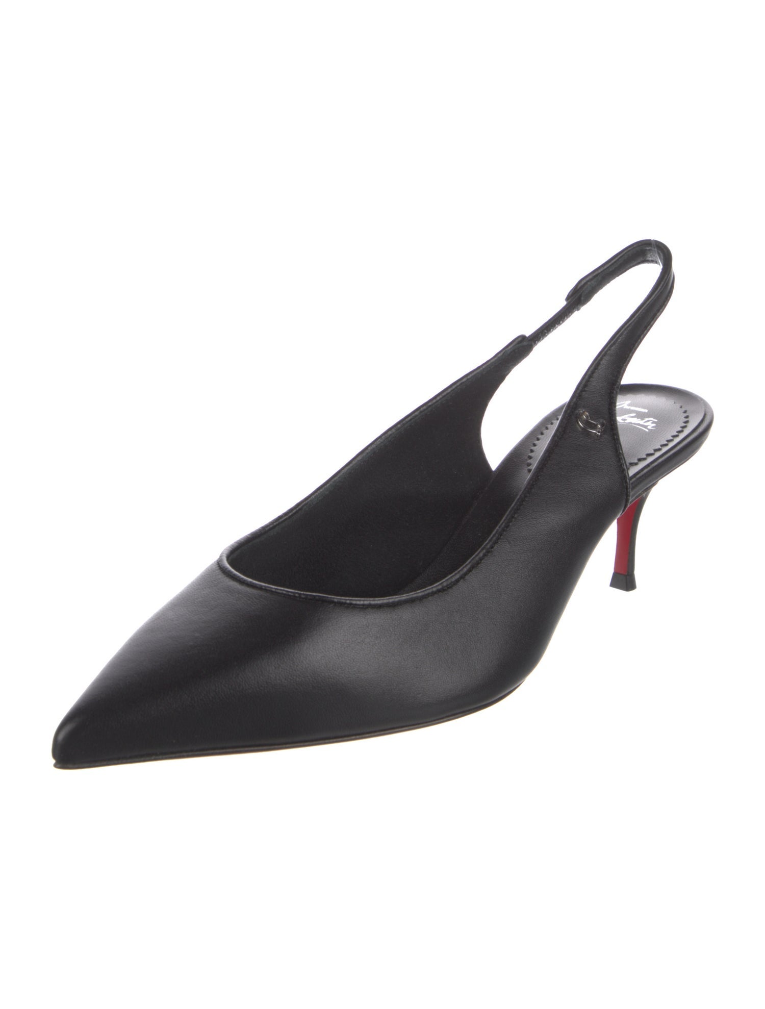 Christian Louboutin Leather Slingback Pumps