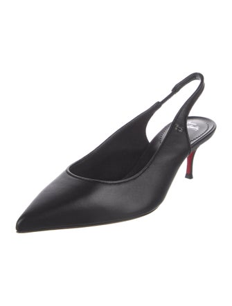 Christian Louboutin Leather Slingback Pumps
