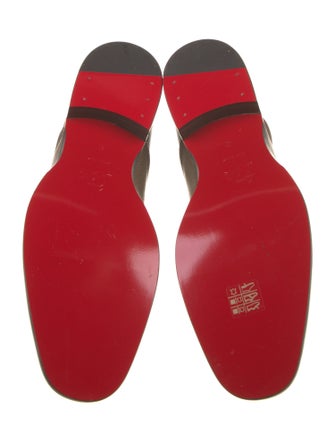 Christian Louboutin Embossed Leather Chelsea Boots