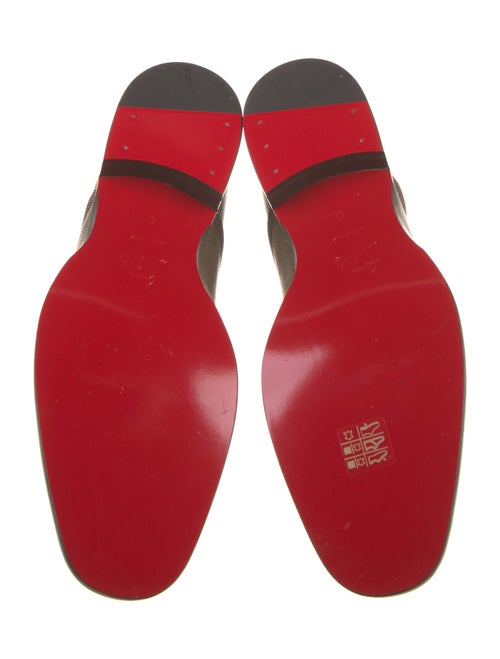 Christian Louboutin Embossed Leather Chelsea Boots