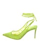 Christian Louboutin Lace Slingback Pumps