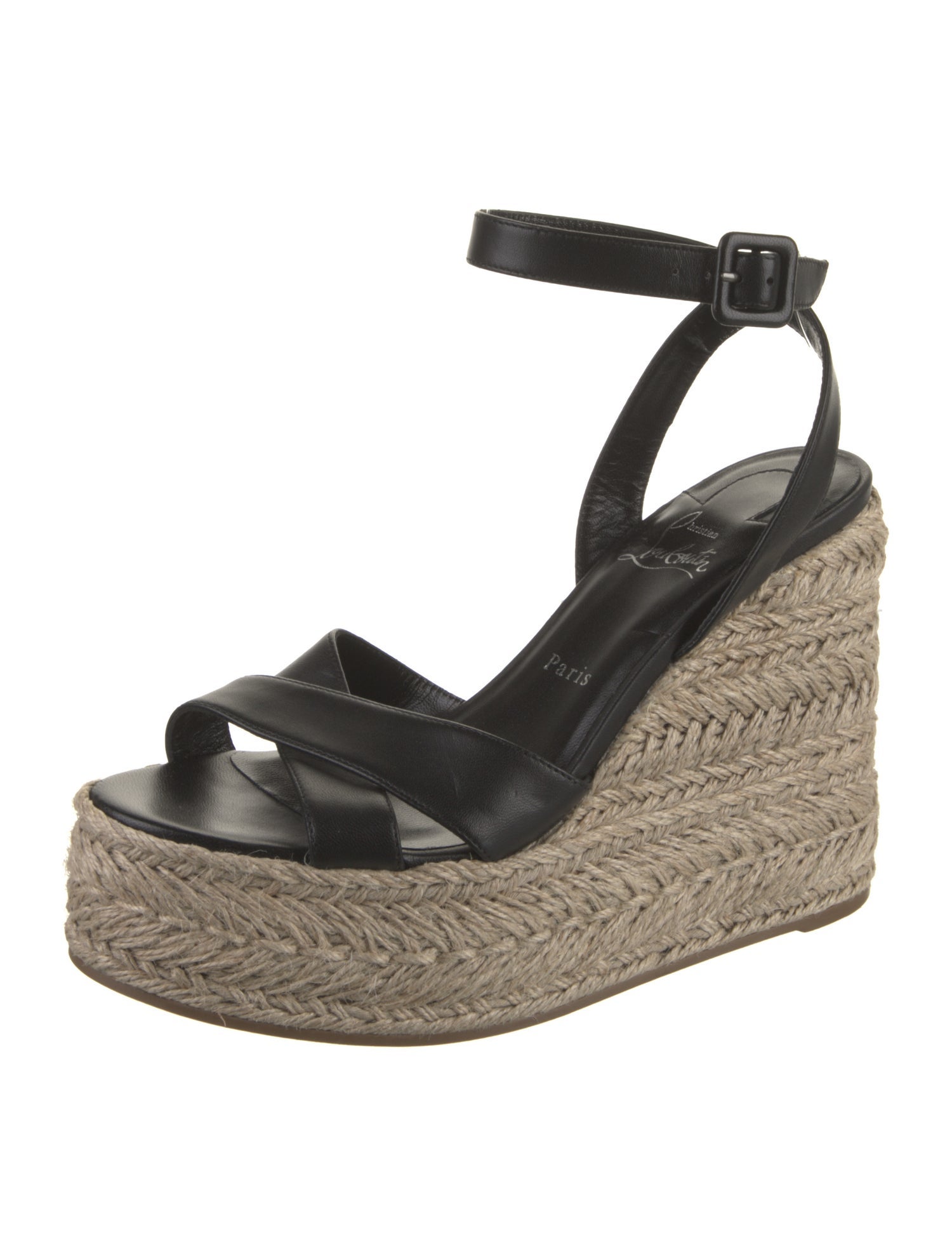 Christian Louboutin Leather Espadrilles