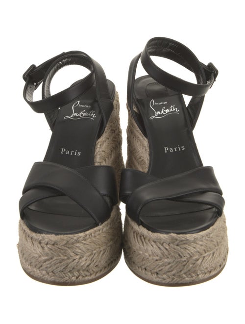 Christian Louboutin Leather Espadrilles