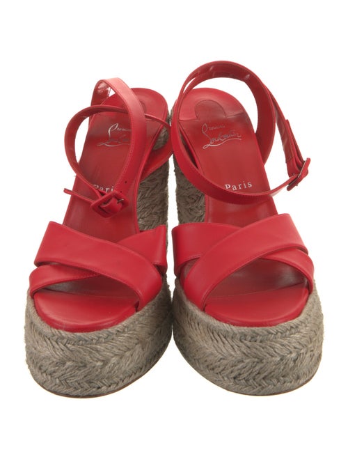 Christian Louboutin Leather Espadrilles