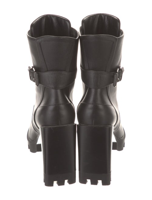 Christian Louboutin Leather Combat Boots