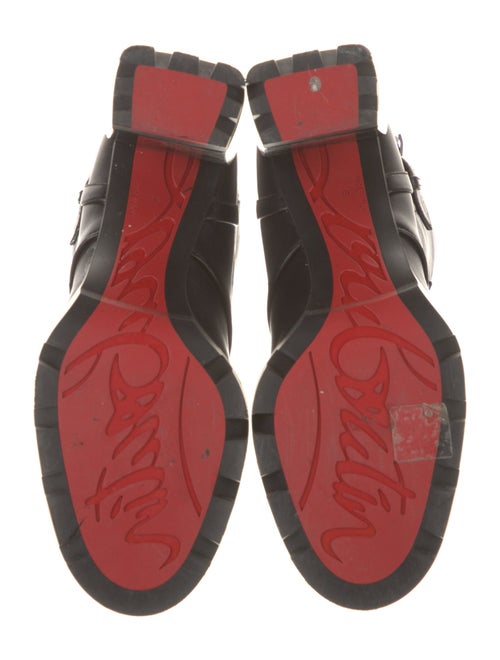 Christian Louboutin Leather Combat Boots