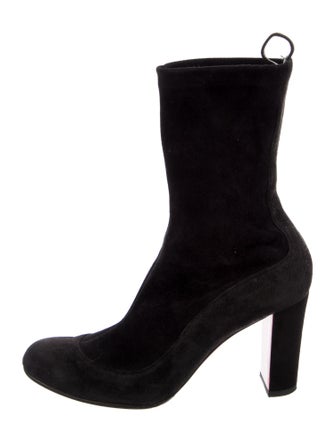 Christian Louboutin Suede Sock Boots