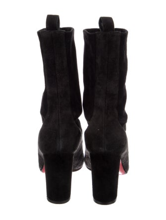 Christian Louboutin Suede Sock Boots
