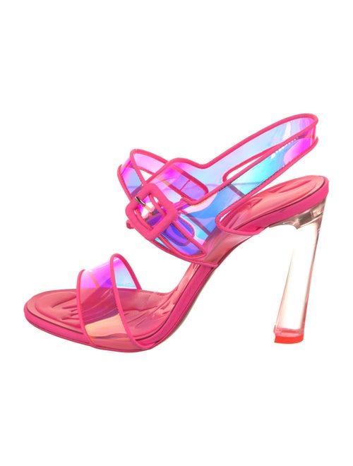 Christian Louboutin PVC Slingback Sandals