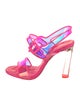 Christian Louboutin PVC Slingback Sandals
