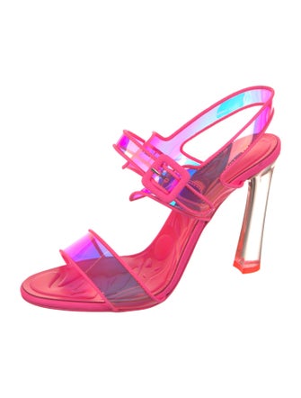 Christian Louboutin PVC Slingback Sandals