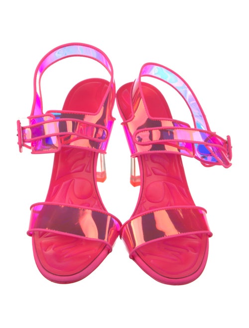 Christian Louboutin PVC Slingback Sandals