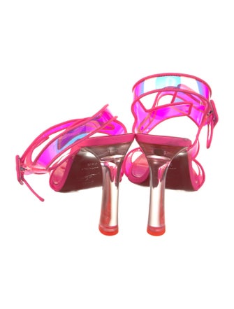 Christian Louboutin PVC Slingback Sandals