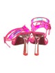 Christian Louboutin PVC Slingback Sandals