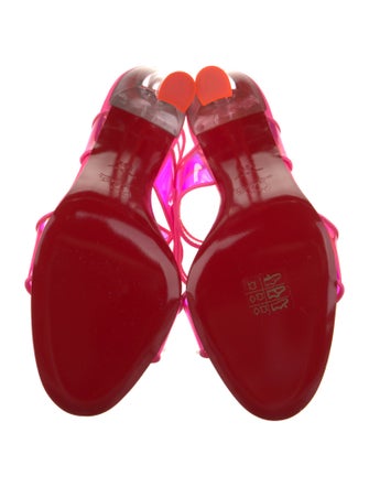 Christian Louboutin PVC Slingback Sandals