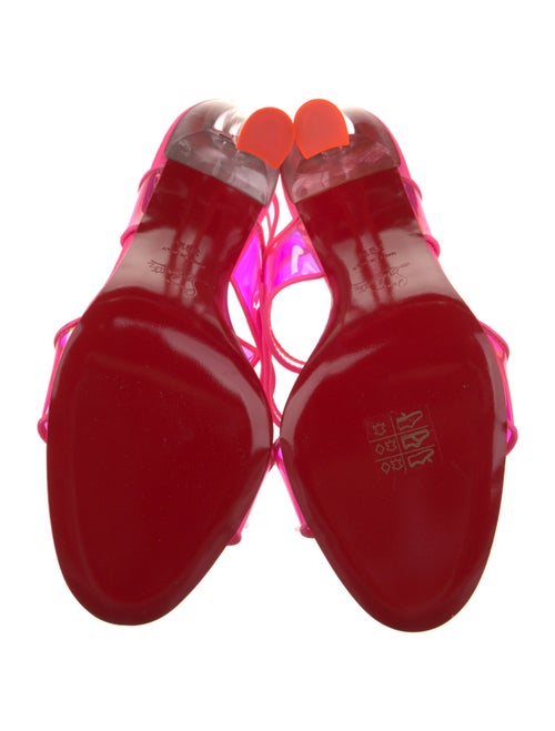Christian Louboutin PVC Slingback Sandals