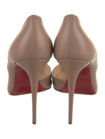 Christian Louboutin Leather D'Orsay Pumps